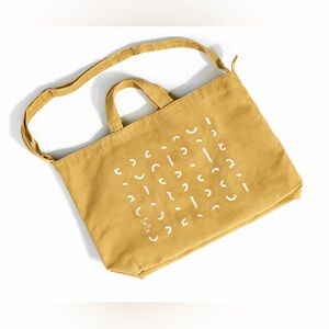 Baggu Canvas Tote Bag Crossbody Tan Khaki Minimalist Utility Shoulder Bag